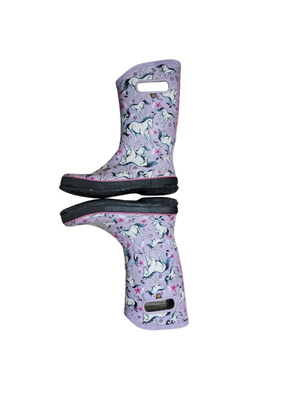 Bogs Girls Unicorn Print Waterproof Rain Boots - Picture 4 of 7